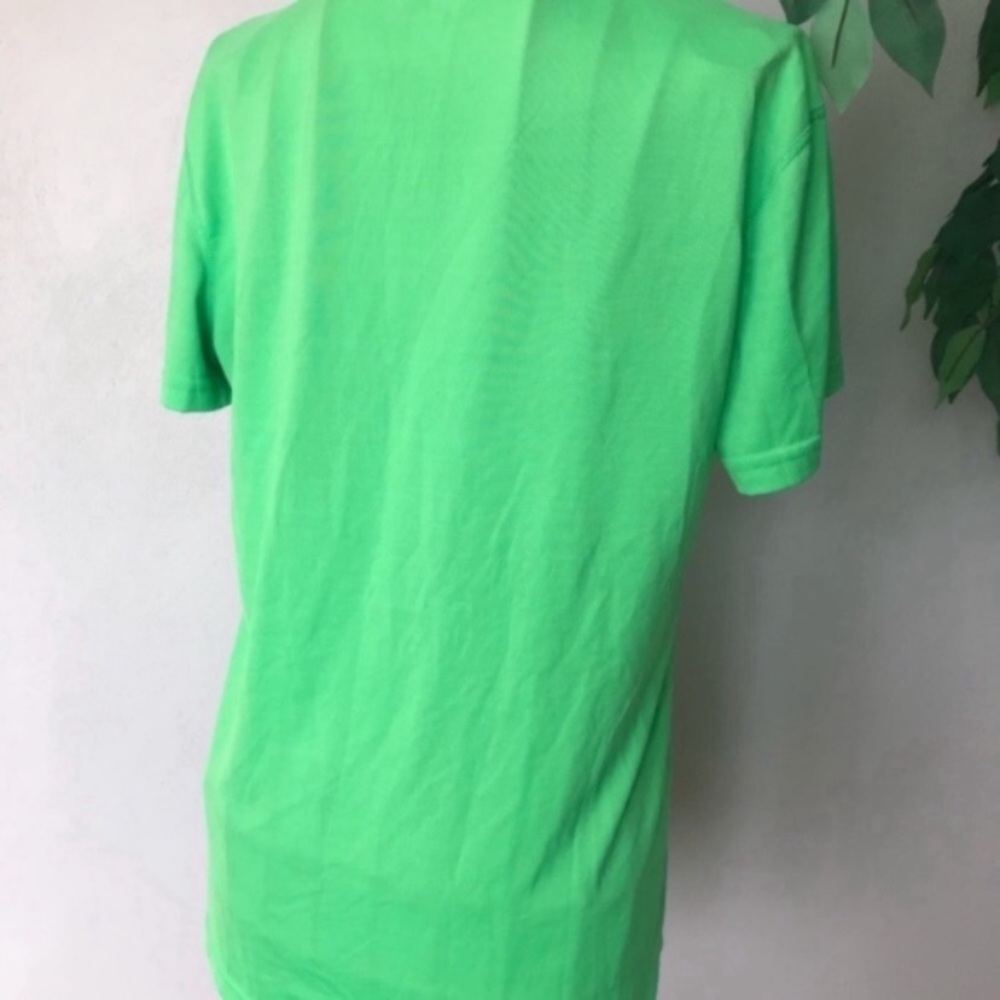 Adidas Short Sleeve V-Neck Climalite Shirt Size M - Picture 3 of 8
